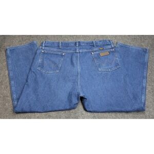 Wrangler Jeans Mens 42x30 Blue Y2k Western Cowboy Rodeo Rancher Outdoor Work